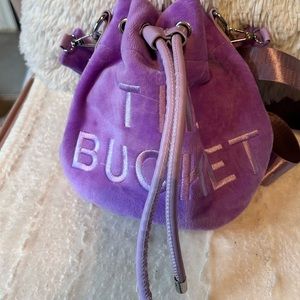 Purple Velvet Feel Bag